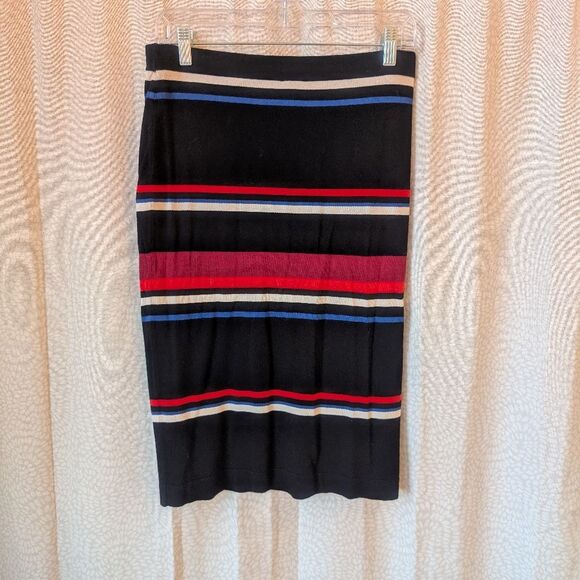 Vince Camuto Stripe Knit Pencil Skirt Size Small - Picture 4 of 4